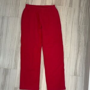 TNA Terry Boyfriend Sweatpants in Vibrant Pink